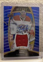 Carey Price [Blue Line Autograph Jersey Relic] Hockey Cards 2019 Upper Deck Allure Prices