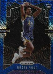 Jordan Poole [Blue Shimmer] #272 Basketball Cards 2019 Panini Prizm Prices