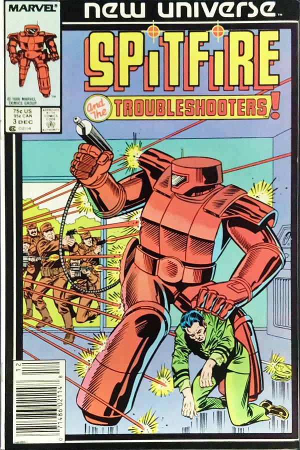 Spitfire and the Troubleshooters [Newsstand] #3 (1986) Comic Books Spitfire and the Troubleshooters