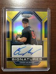 Owen Murphy [Gold] #SIG-OM Baseball Cards 2023 Panini Prizm Signatures Prices
