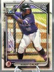 Robert Calaz #BP-131 Baseball Cards 2024 Bowman Prospect Prices