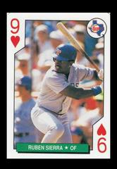 Ruben Sierra [9 of Hearts] Baseball Cards 1991 U.S. Playing Card All Stars Prices