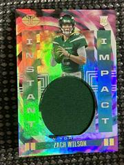 Zach Wilson [Green] #II-ZW Football Cards 2021 Panini Illusions Instant Impact Prices