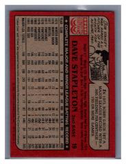 Back | Dave Stapleton Baseball Cards 1982 Coca Cola
