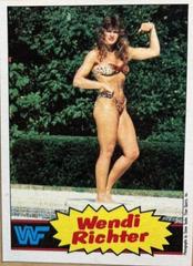 Wendi Richter Wrestling Cards 1985 Topps WWF Prices