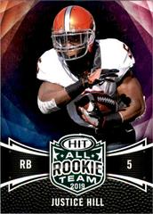 Justice Hill #139 Football Cards 2019 Sage Hit Prices