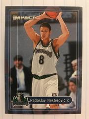 Radoslav Nesterovic Basketball Cards 1999 SkyBox Impact Prices