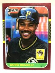 Barry Bonds [Dark Jersey Johnny Ray] #163 Baseball Cards 1987 Donruss Opening Day Prices