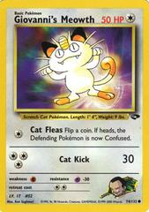 Giovanni's Meowth Pokemon Gym Challenge Prices