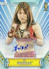 Io Shirai Wrestling Cards 2019 Topps WWE Women's Division Autographs Prices