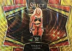 Nikkita Lyons [Gold Wave] Wrestling Cards 2023 Panini Select WWE Snapshots Prices