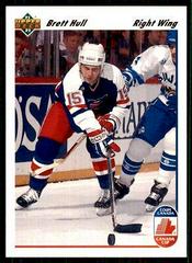 Brett Hull #33 Hockey Cards 1991 Upper Deck French Prices