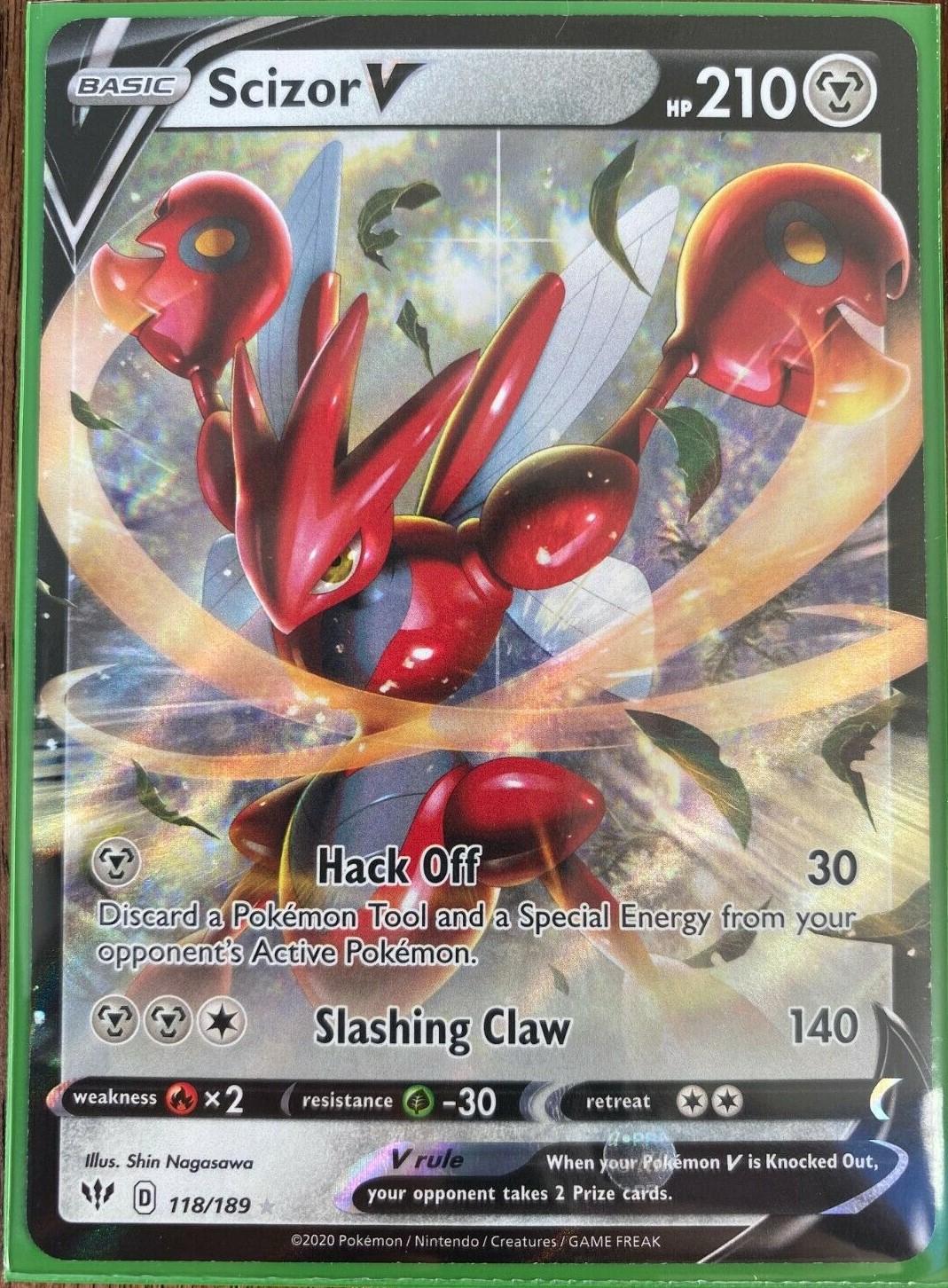 Scizor V Prices Pokemon Darkness Ablaze Pokemon Cards