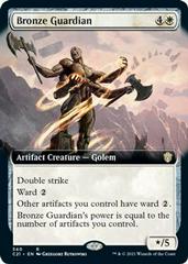 Bronze Guardian [Extended Art] Magic Commander 2021 Prices