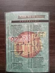 Checklist #1-104 Basketball Cards 1992 Ultra Prices