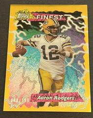 Aaron Rodgers [Gold Refractor] #95FRR-AR Football Cards 2015 Topps Finest 1995 Refractor Prices