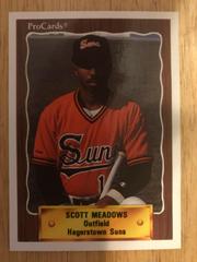 Scott Meadows #1428 Baseball Cards 1990 Procards Prices