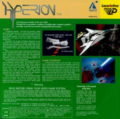 Back Cover | Hyperion LaserActive