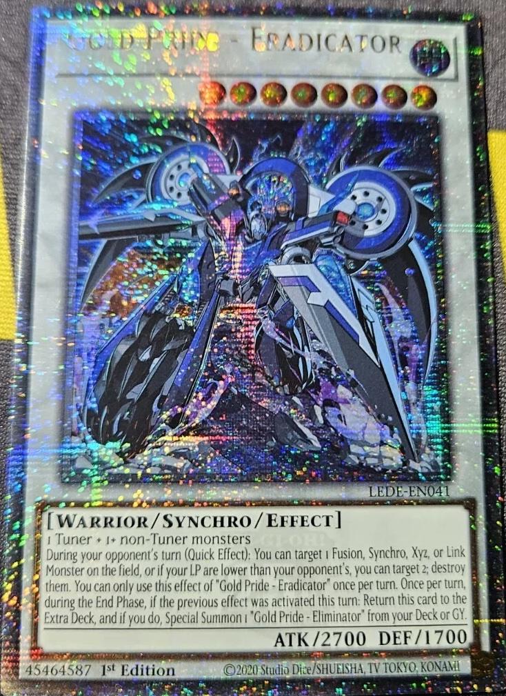 Gold Pride - Eradicator [Misprint] LEDE-EN041 YuGiOh Legacy of Destruction