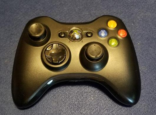 Black Xbox 360 Wireless Controller photo