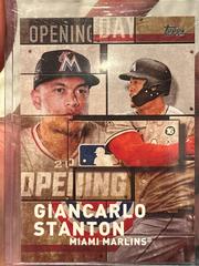 Giancarlo Stanton Baseball Cards 2018 Topps MLB Opening Day Prices