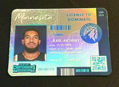 Karl Anthony Towns #22 Basketball Cards 2021 Panini Contenders License to Dominate Prices