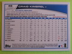 REVERSE | Craig Kimbrel Baseball Cards 2013 Topps Chrome