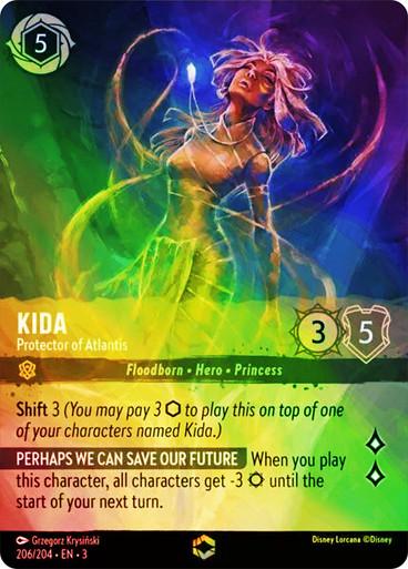 Kida - Protector Of Atlantis #206 Lorcana Into the Inklands