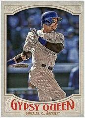 Carlos Gonzalez #6 Baseball Cards 2016 Topps Gypsy Queen Prices