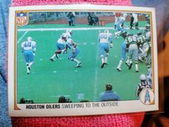 Houston Oilers [Sweeping to the Outside] #21 Football Cards 1983 Fleer Team Action Prices