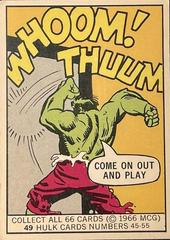Hulk Marvel 1966 Super Heroes Prices