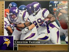 Chester Taylor #86 Football Cards 2009 Upper Deck First Edition Prices
