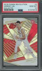 Jeremy Lin [Galactic] #2 Basketball Cards 2018 Panini Revolution Prices