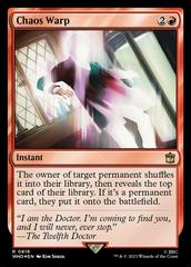 Chaos Warp [Foil] #816 Magic Doctor Who Prices