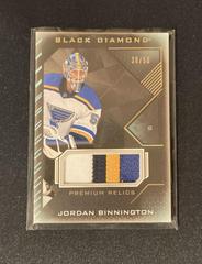 Jordan Binnington [Premium Relics ] #BDB-BI Hockey Cards 2021 Upper Deck Black Diamond Prices