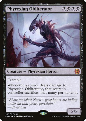 Phyrexian Obliterator #105 Magic Phyrexia: All Will Be One