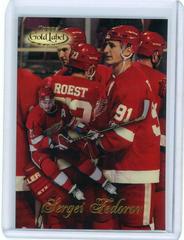 Sergei Fedorov [Class 3] #20 Hockey Cards 1998 Topps Gold Label Prices