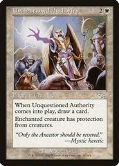 Unquestioned Authority [Foil] Magic Judgment Prices