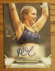Paige VanZant Ufc Cards 2016 Topps UFC Knockout Autographs Prices
