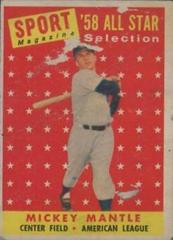 Mickey Mantle [All Star] Baseball Cards 1958 Topps Prices