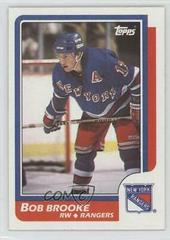 Bob Brooke #48 Hockey Cards 1986 Topps Prices