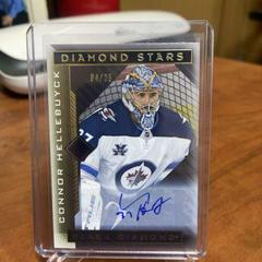 Connor Hellebuyck [Autograph] #BDS-HE Hockey Cards 2021 Upper Deck Black Diamond Stars Prices