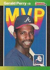 Gerald Perry #BC-24 Baseball Cards 1989 Donruss MVP Prices