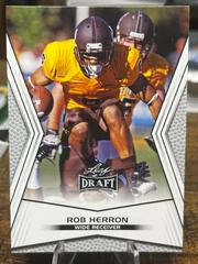 Rob Herron #49 Football Cards 2014 Leaf Draft Prices