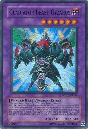 Gladiator Beast Gyzarus LODT-EN044 YuGiOh Light of Destruction