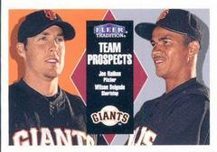 Joe Nathan, Wilson Delgado [Team Prospects] #364 Baseball Cards 2000 Fleer Tradition Prices