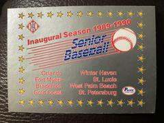 Inaugural Season 1989-1990 Baseball Cards 1990 Pacific Senior League Prices