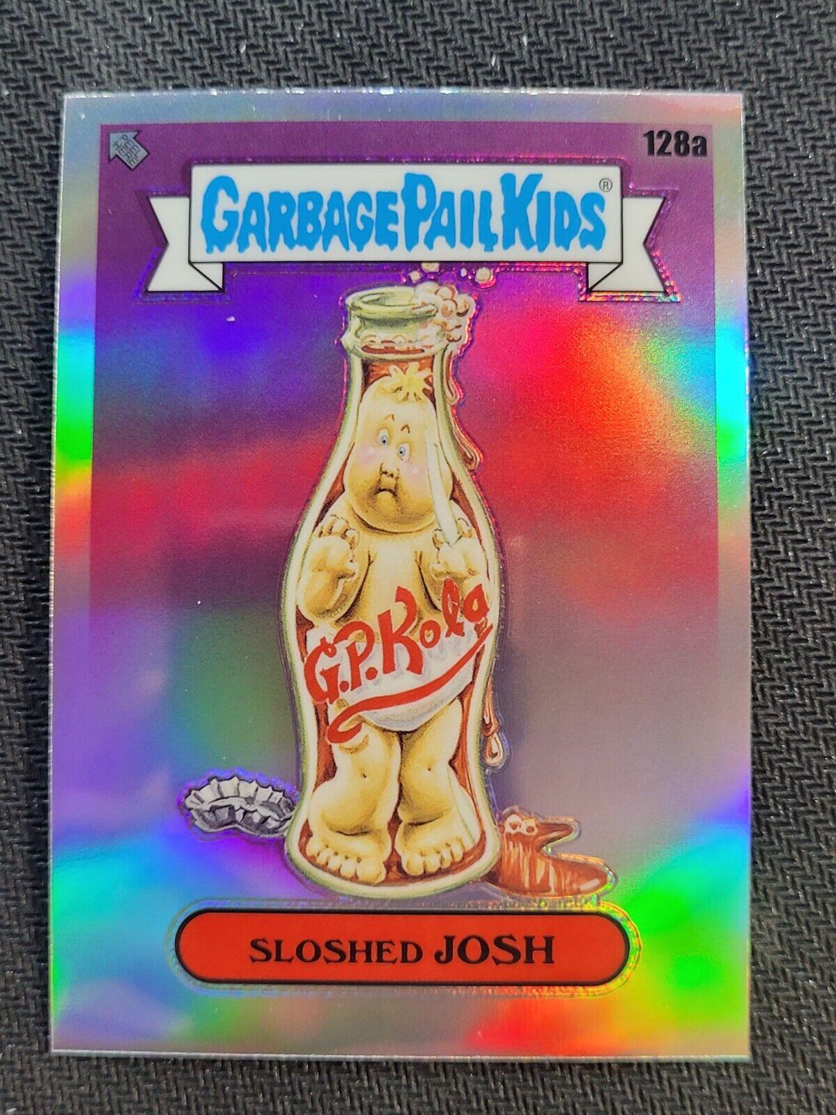 SLOSHED JOSH [Refractor] #128a 2021 Garbage Pail Kids Chrome