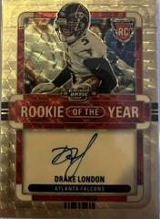 Drake London [Rookie of the Year Autograph Gold Vinyl] #ROY-DL Football Cards 2022 Panini Contenders Optic Rookie of the Year Prices