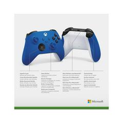 Box Back | Shock Blue Controller Xbox Series X
